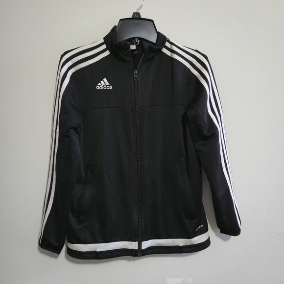 Adidas kids track jacket Black 11-12y - Picture 1 of 5